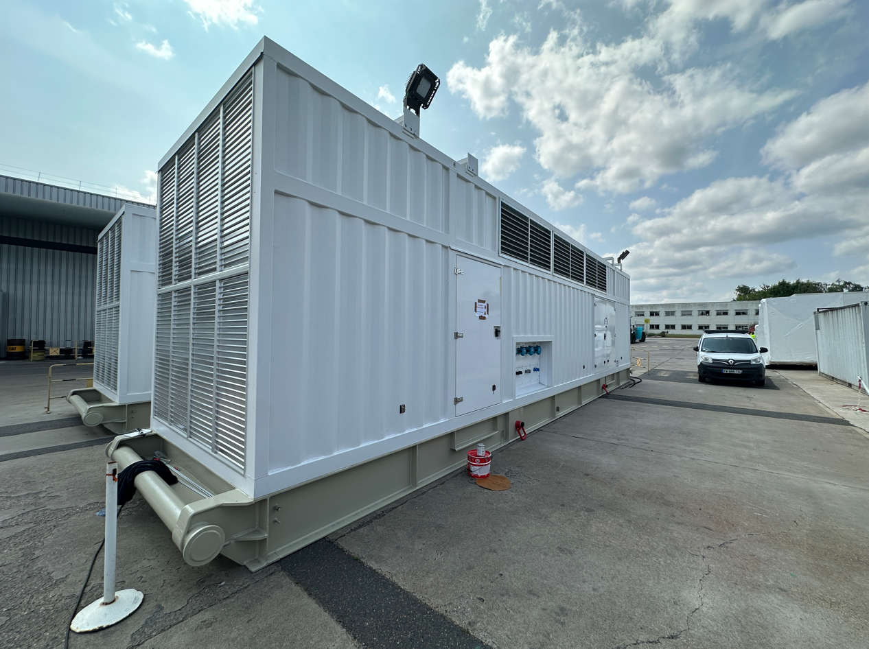 Chaufferie en container : concevoir une chaufferie conteneurisée gaz, biomasse ou fioul clé en main 1 2 CHASSIS CLOCHE POUR GE resize
