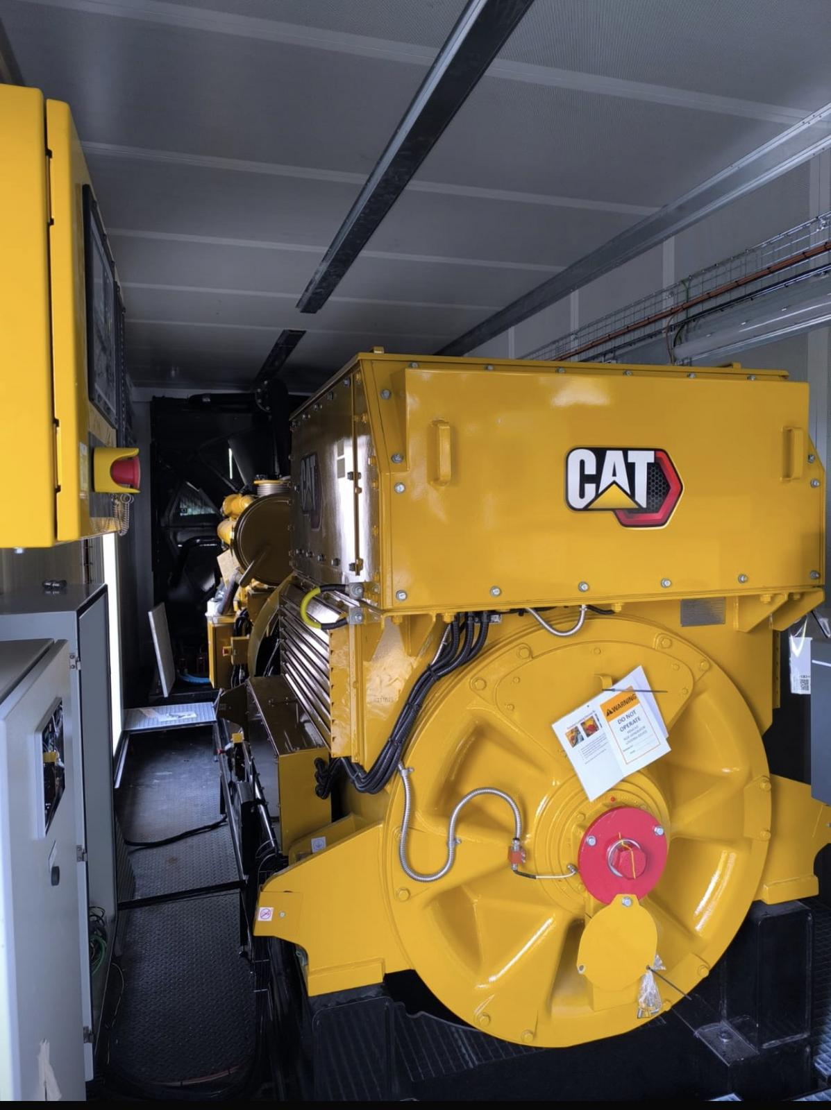 Local moteur compartimenté dans un container technique pour datacenter